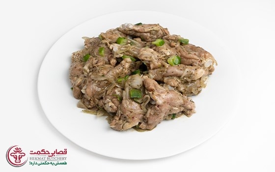 کتف کبابی سبزیجات