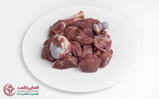 گوشت گوسفند با استخوان