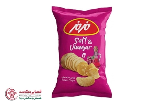 چیپس سرکه نمکی مزمز